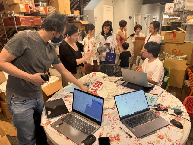 Volunteers participating in community activities 5